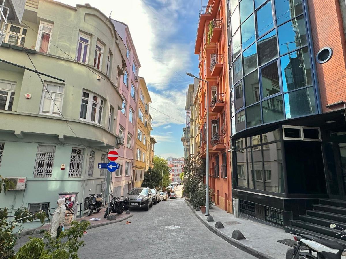 Hoft Cihangir Apartman Isztambul Kültér fotó